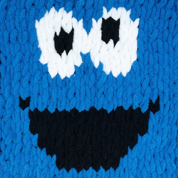 off the hook smiley face and cookie monster discontinued loop yarn - Picture 4 of 4